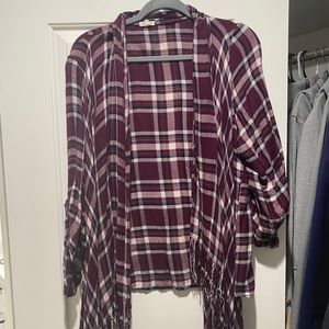 Flannel Cardigan